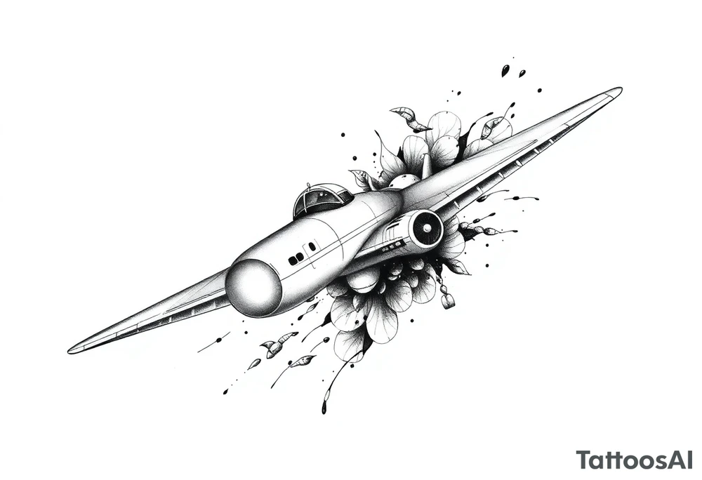 aviation sleeve tattoo idea