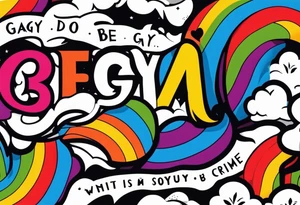 Be Gay Do Crime tattoo idea