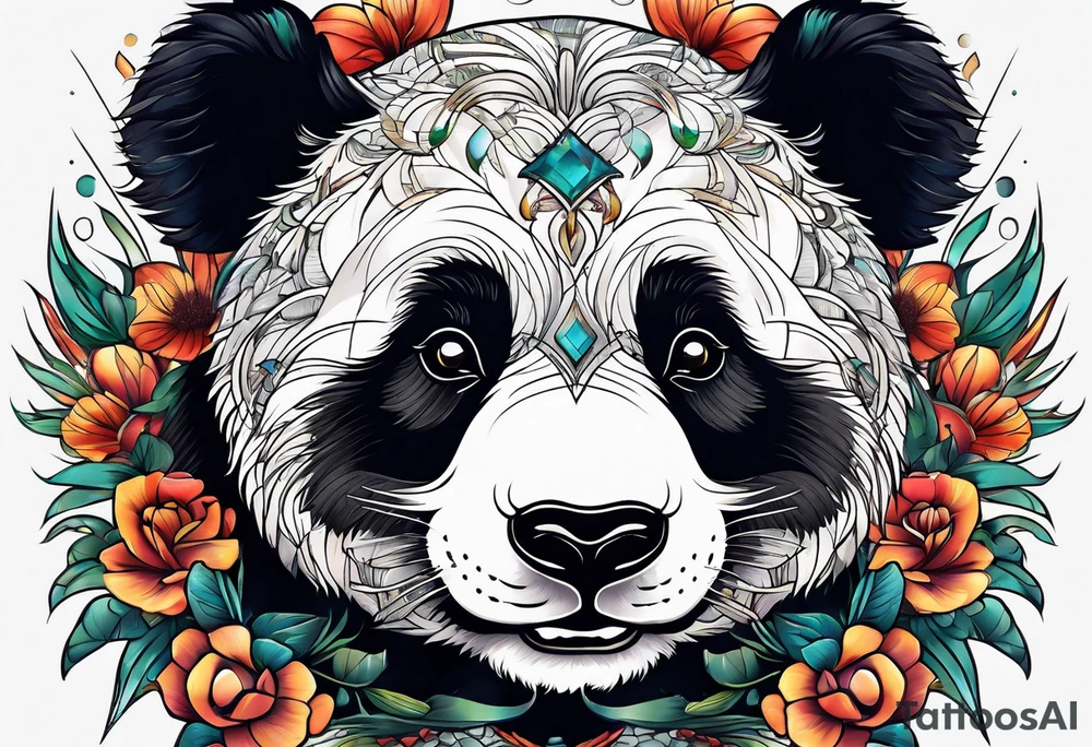 panda tattoo idea