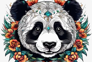 panda tattoo idea