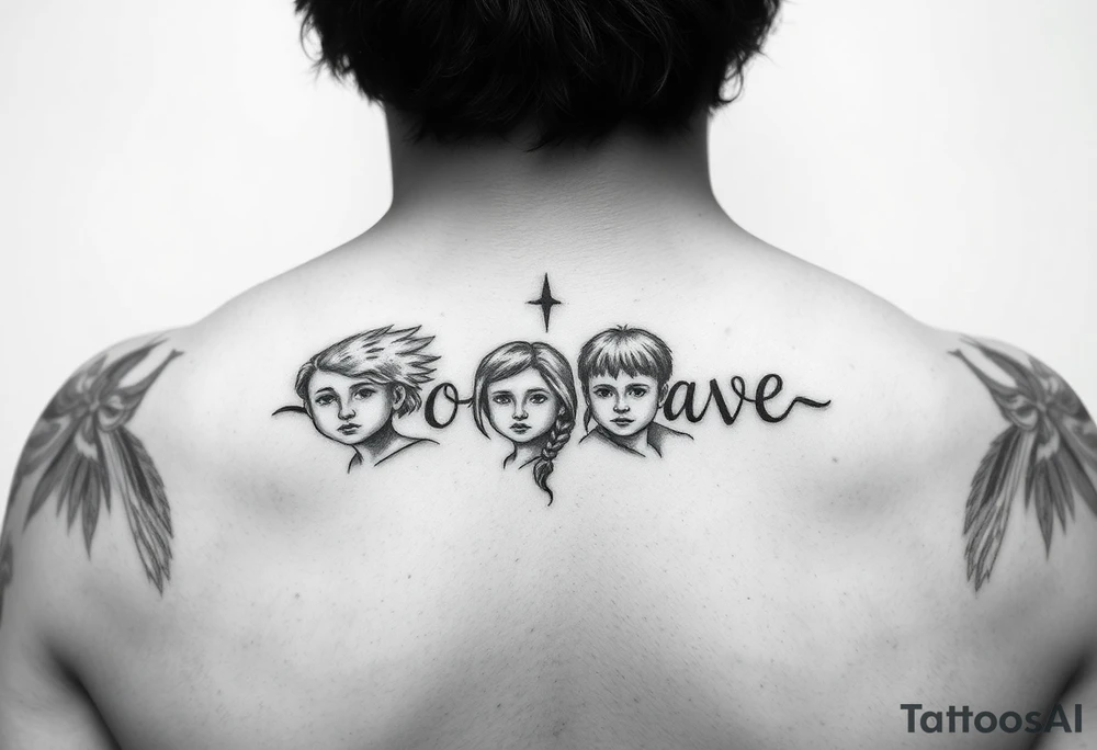 Choctaw childrens names arm tattoo idea