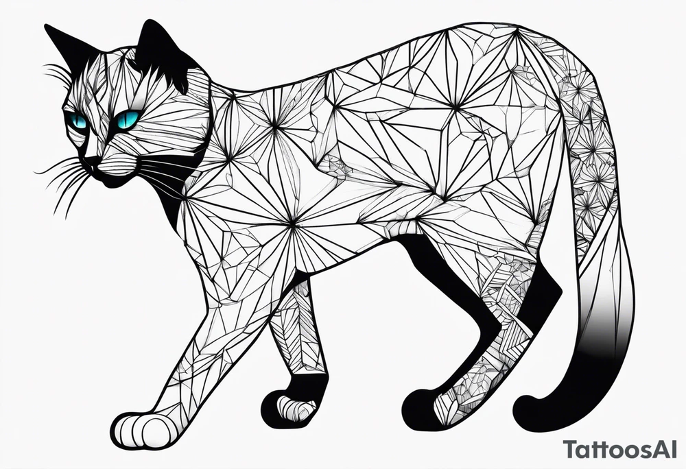 Black Cat tattoo idea