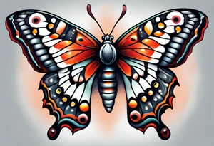 Cecropia moth tattoo idea