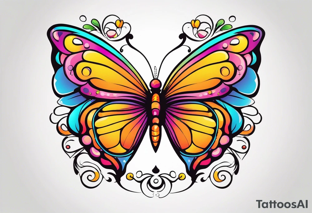 Butterfly tattoo idea