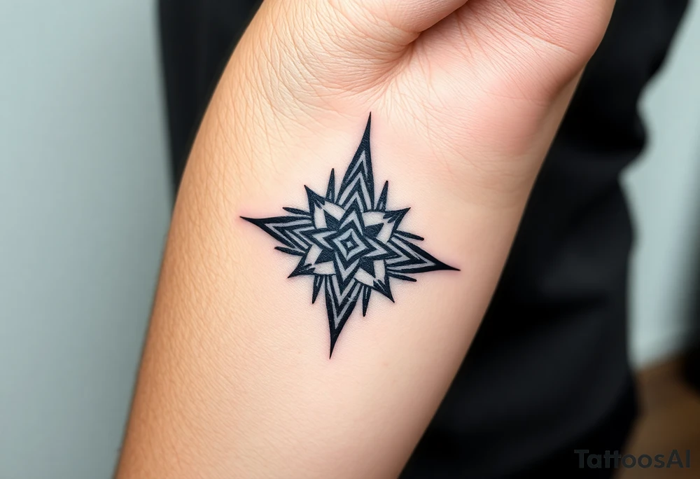 geometric tattoo idea