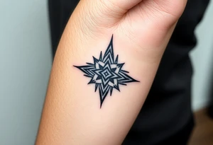 geometric tattoo idea