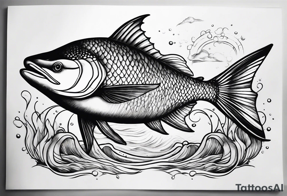 Sea tattoo idea