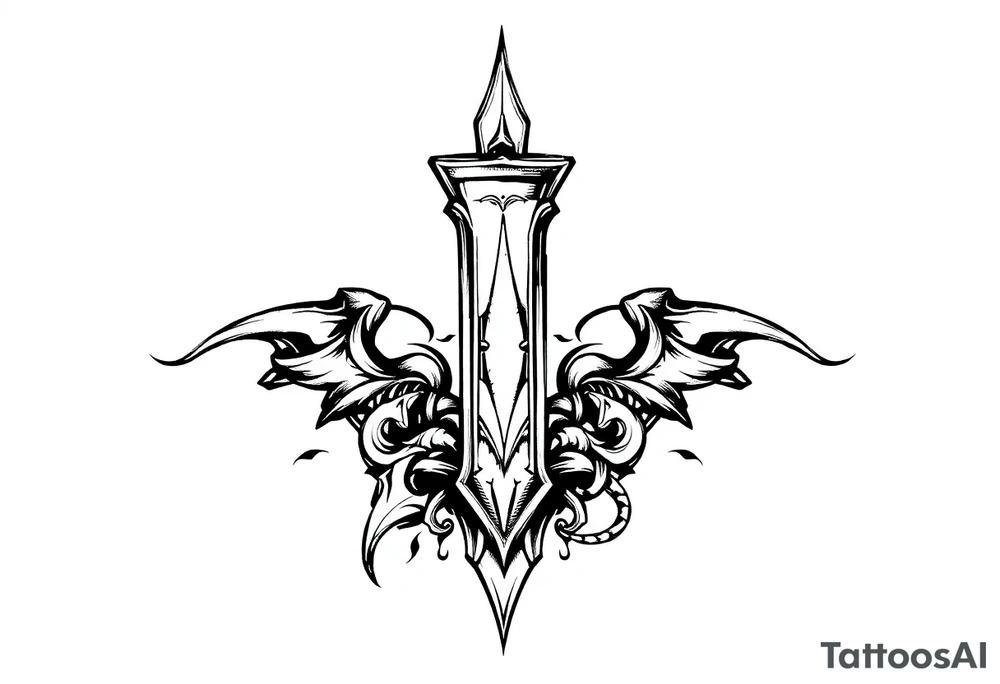 Synbol for light with a small L tattoo idea