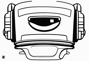 Futurama Bender Head tattoo idea