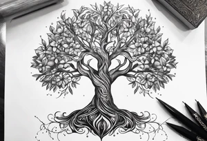 tree of life tattoo idea