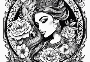 full sleeve canvas tattoo idea