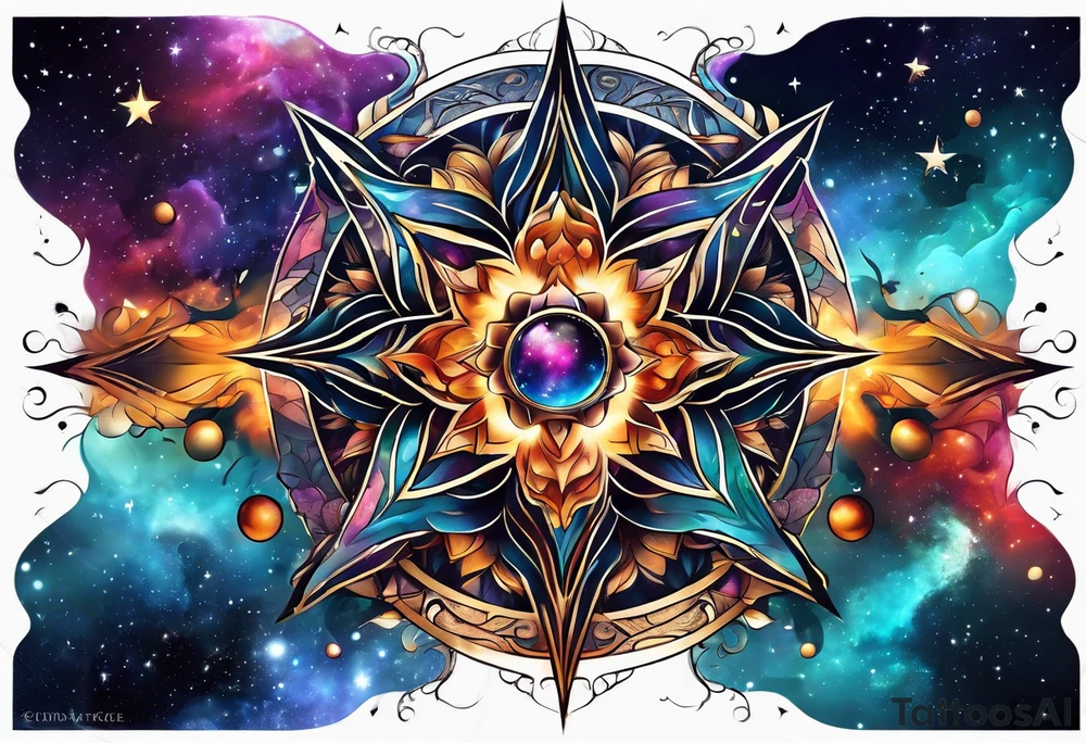 Nebula tattoo idea