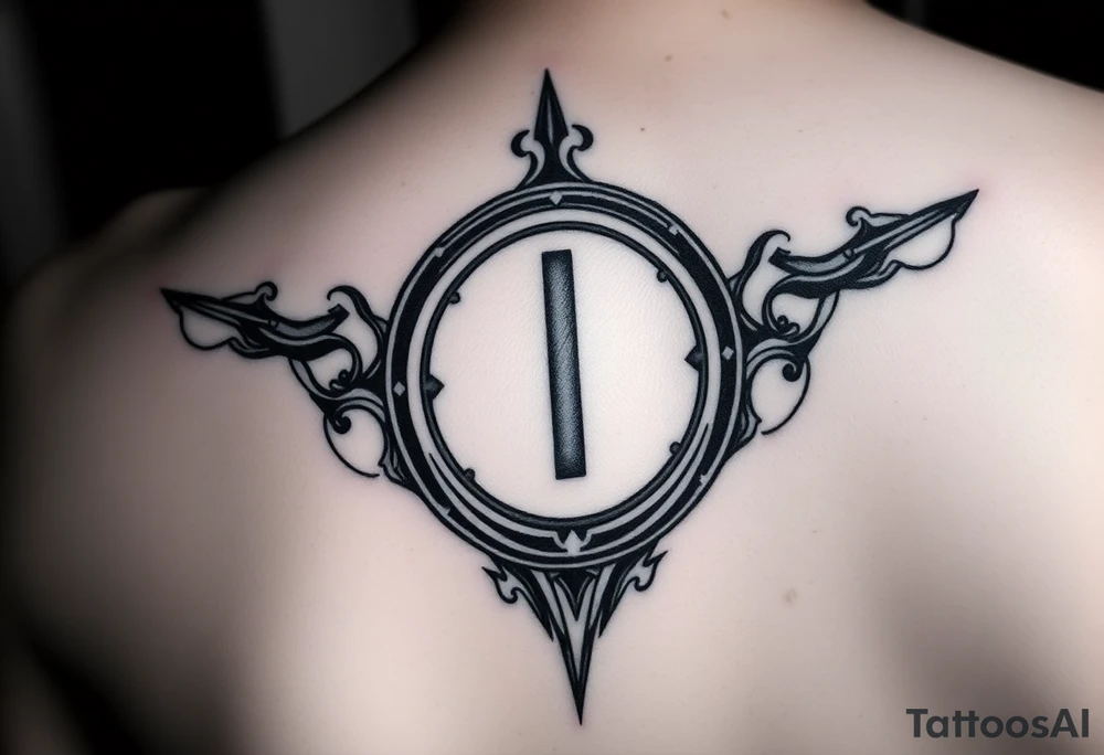 Play pause stop symbol 
in a ekg style tattoo idea