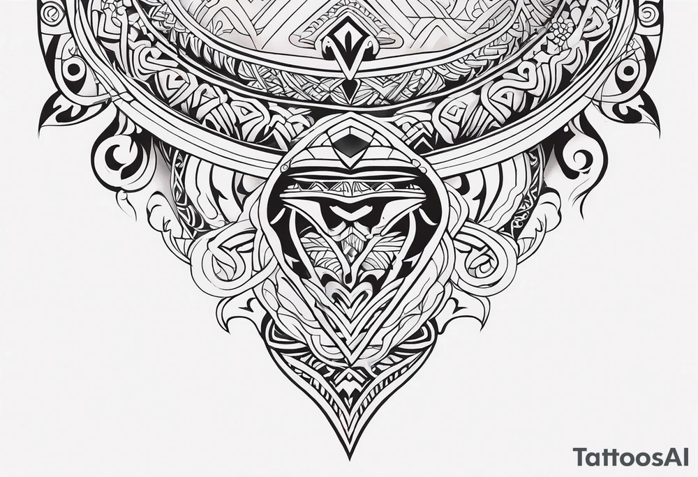 maori minimal neck  tattoo tattoo idea
