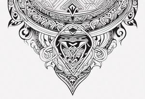 maori minimal neck  tattoo tattoo idea