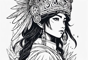 princess mononoke great spirit tattoo idea