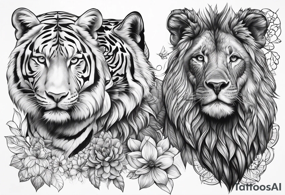 Animals tattoo idea