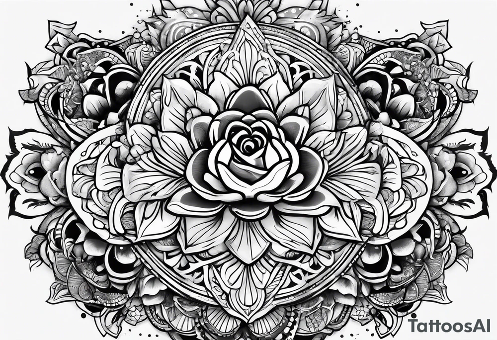 Honor Love Respect tattoo idea