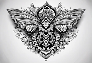 Tribal honeycomb pictures inside tattoo idea