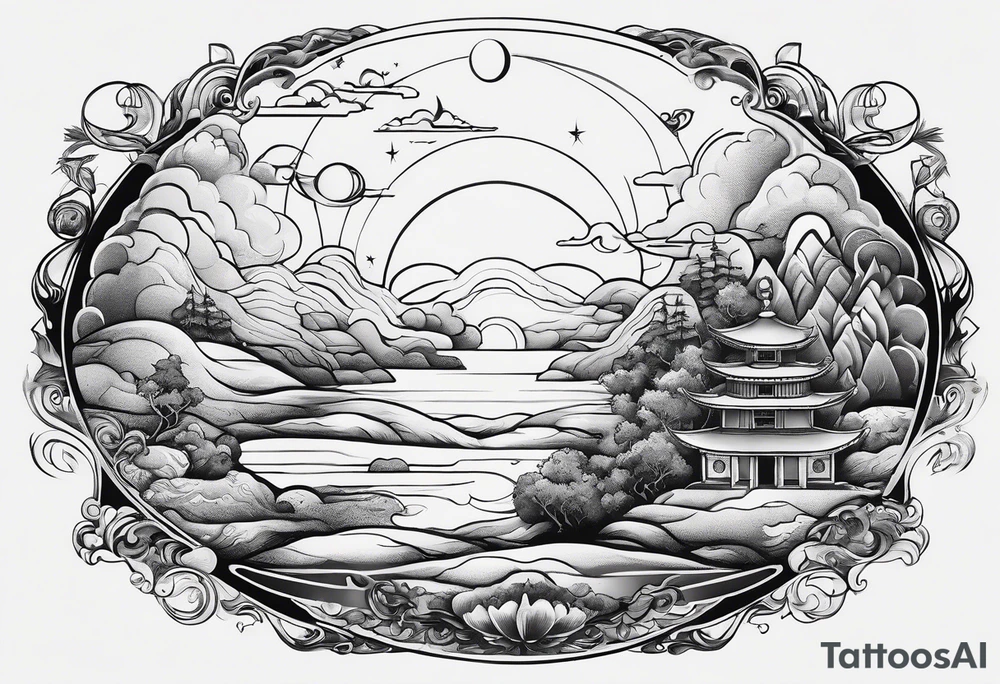 Planet symboling ease of moving from one part to another. tattoo idea