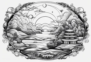 Planet symboling ease of moving from one part to another. tattoo idea