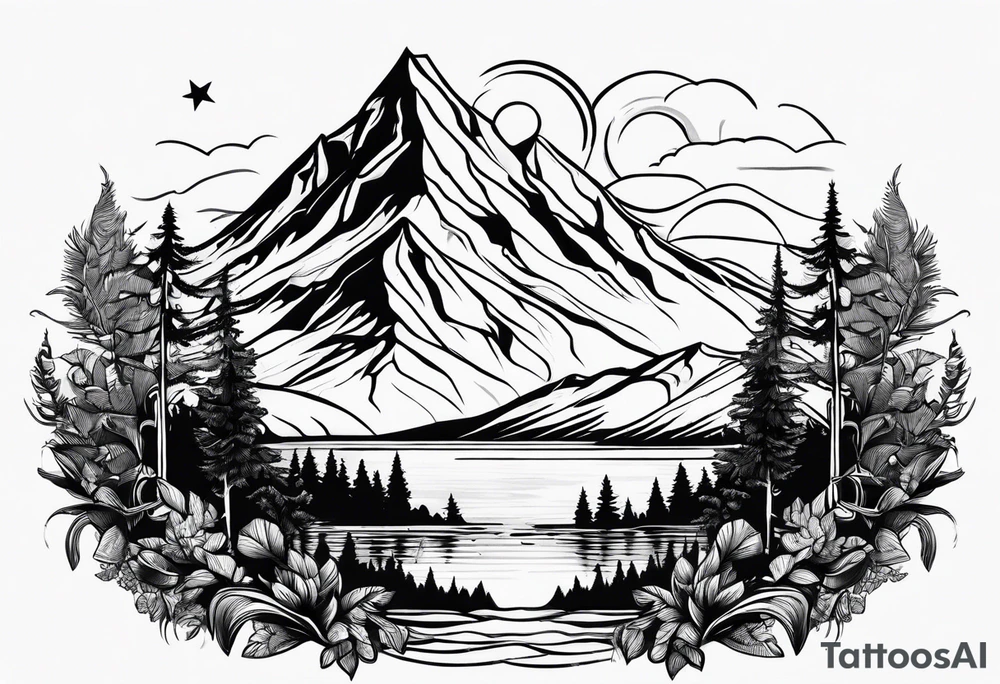Small
Black
Mountain tattoo idea