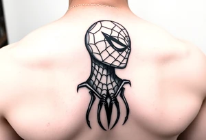 elmo and spiderman tattoo idea