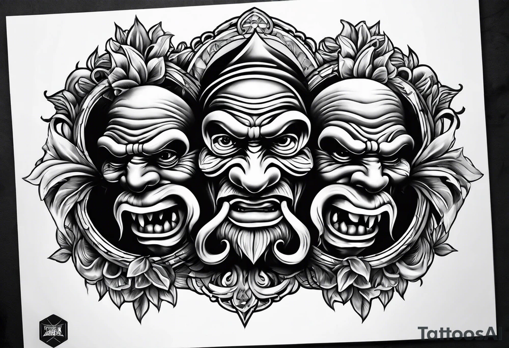 See no evil hear no evil speak no evil tattoo idea