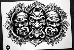 See no evil hear no evil speak no evil tattoo idea
