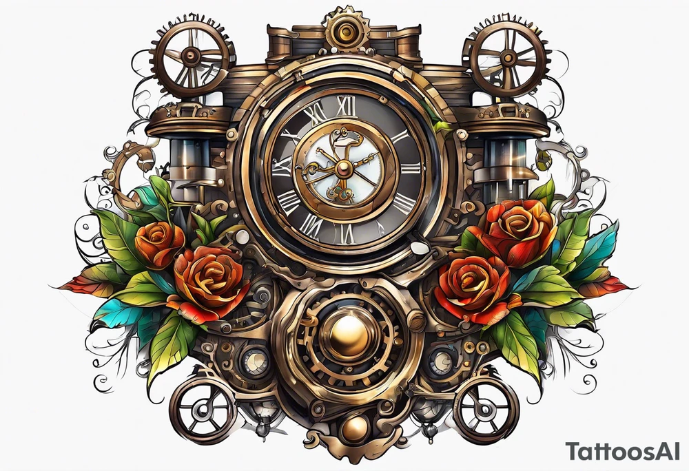 Steampunk tattoo idea