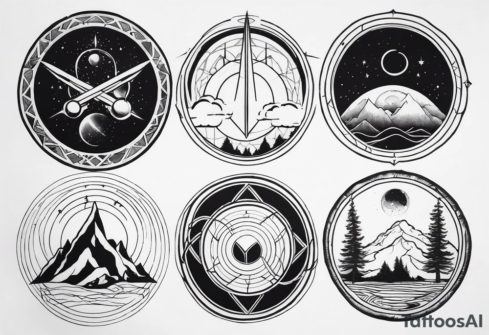 The three body problem tattoo idea