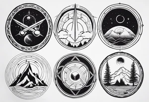 The three body problem tattoo idea