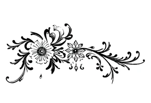 mytical shaman and mytolog style ornament with ancient rhyme tattoo idea