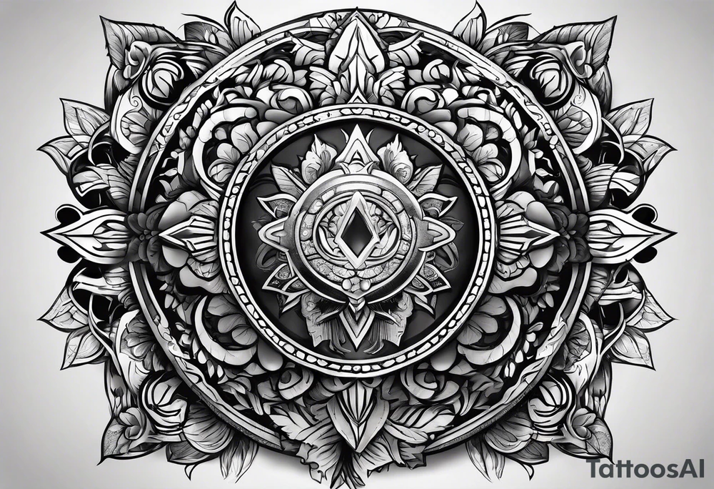 A symbol that emphasizes intelligence, strength and determination. tattoo idea