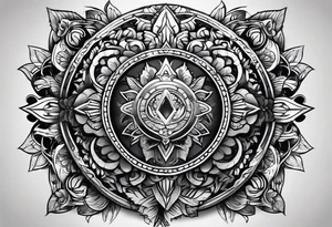 A symbol that emphasizes intelligence, strength and determination. tattoo idea