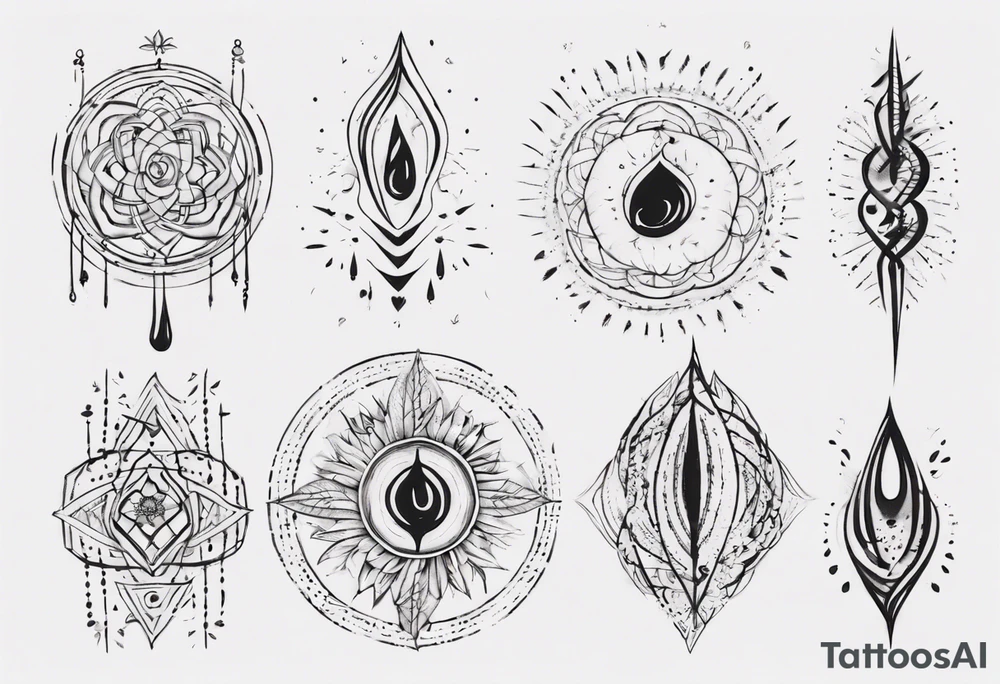 unalome tattoo idea