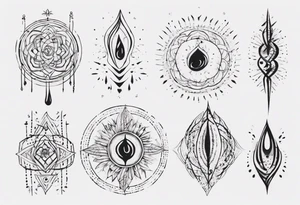 unalome tattoo idea