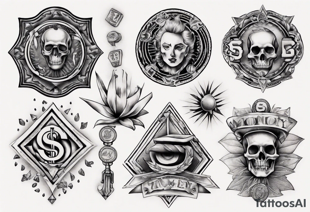 Money tattoo idea