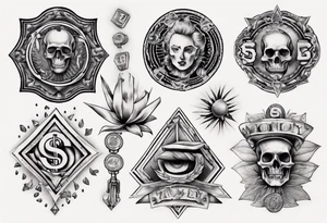 Money tattoo idea