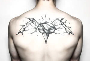 A shattered earth tattoo idea