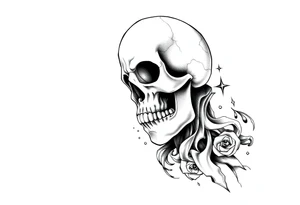 Death is painless half sleeve tattoo idea
