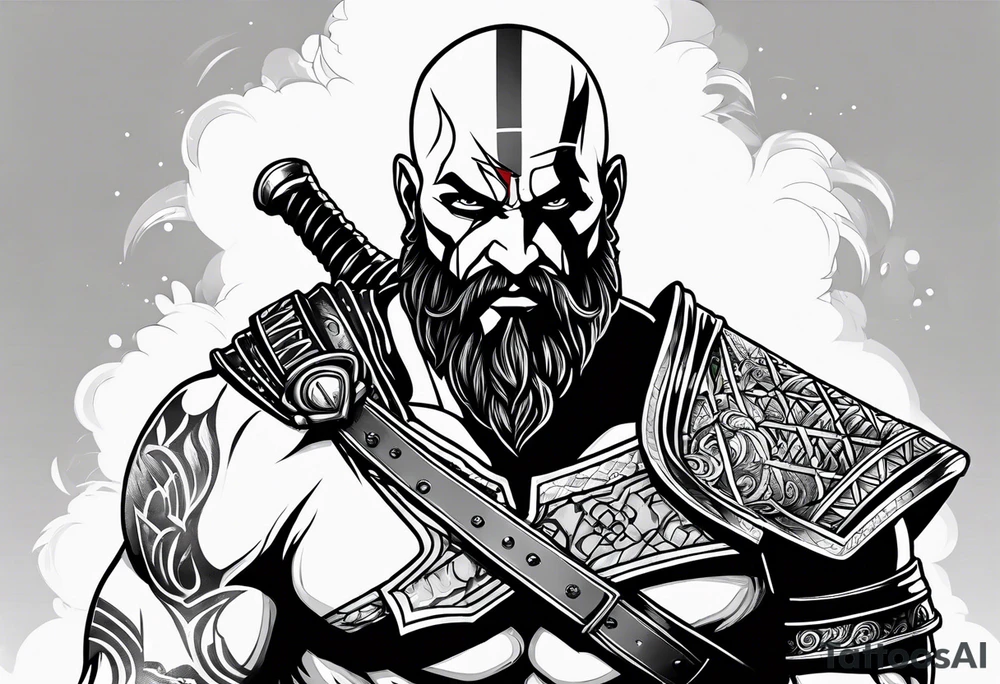 Kratos tattoo idea