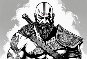 Kratos tattoo idea