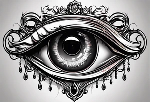 Hellsing bleeding tear eye logo tattoo tattoo idea