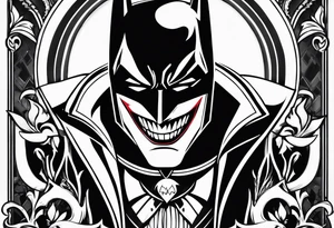 Batman joker tattoo idea