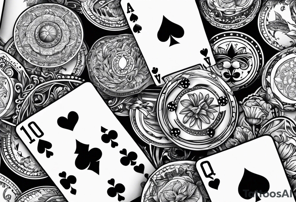 Poker tattoo idea