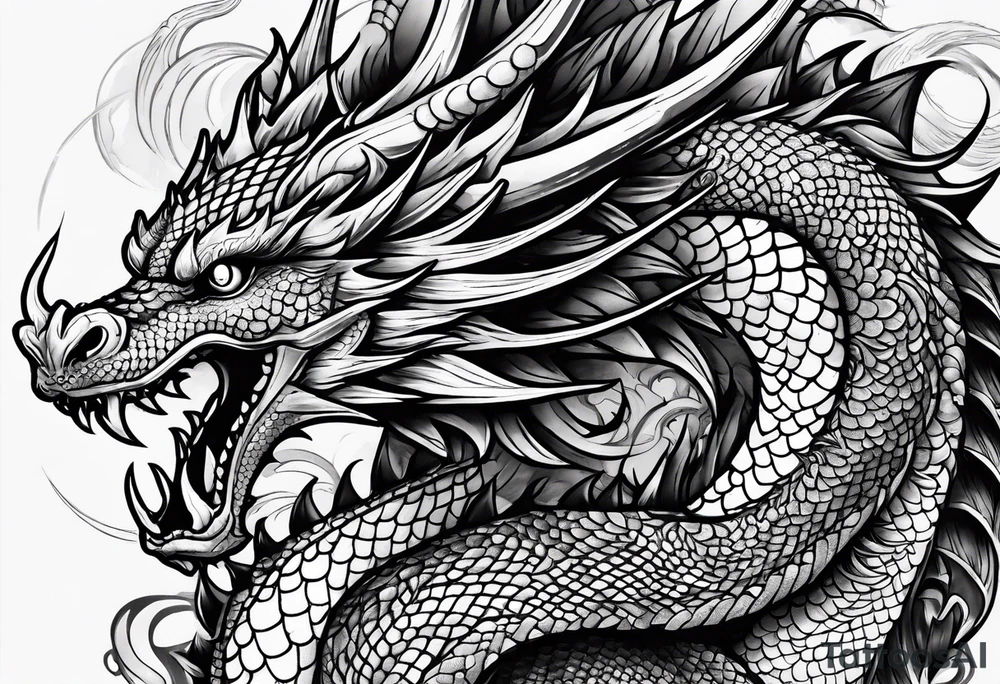 Dragon shimmerscale. tattoo idea