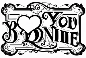 I’ll be yo Bonnie with a heart tattoo idea