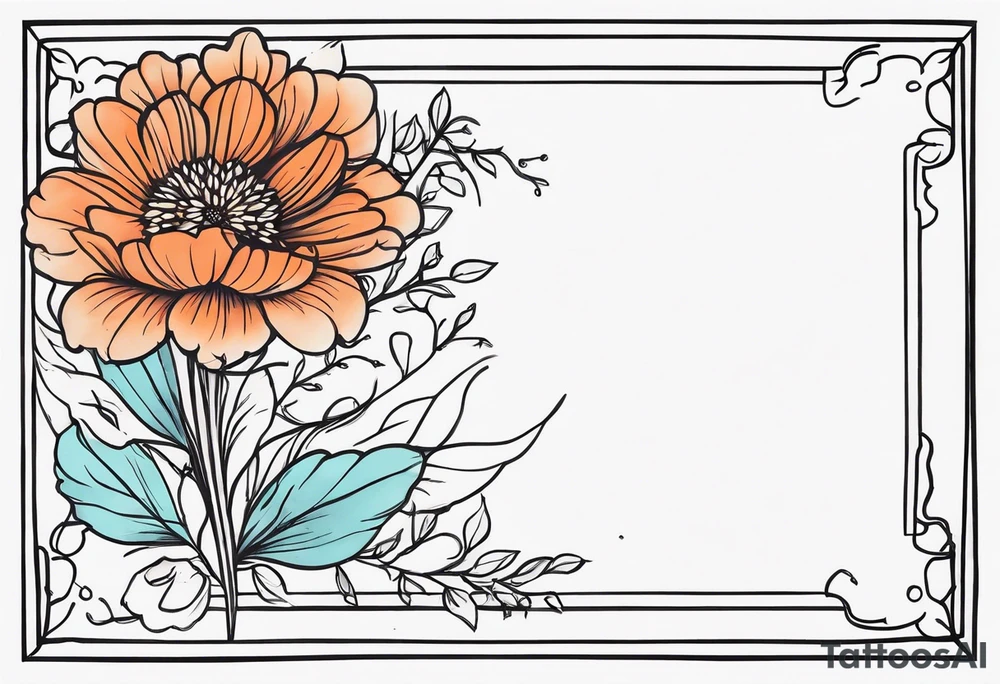 LONG STEW with flowers next to it tattoo idea