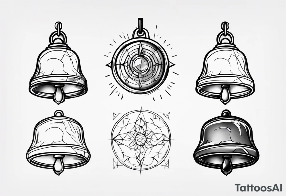 cracked bell tattoo idea